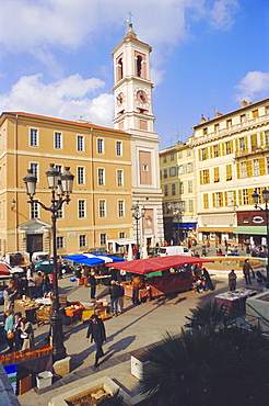 Square in the Old Town, Nice, Alpes Maritime, France 