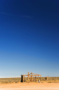 A deserted shop open for business, Monument Valley Navajo Tribal Park, Arizona, United States of America, North America