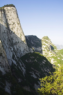 Hua Shan, a granite peaked mountain of 2160m, Shaanxi Province, China, Asia