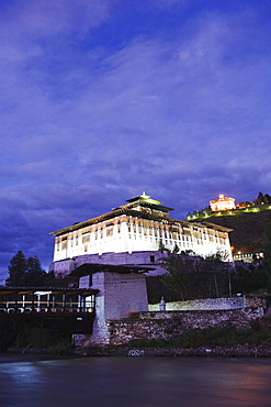 Paro Rinpung Dzong dating from 1644, Paro, Bhutan, Asia