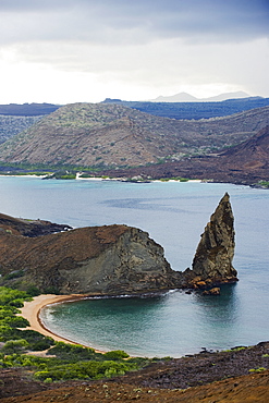 Pinnacle Rock, Isla Bartholome, Galapagos Islands, UNESCO World Heritage Site, Ecuador, South America