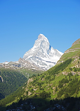 The Matterhorn, 4478m, Zermatt, Valais, Swiss Alps, Switzerland, Europe