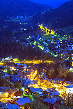 Resort town of Morzine, Rhone Alps, Haute Savoie, France, Europe