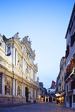 Santa Maria del Giglio Church, Venice, UNESCO World Heritage Site, Veneto, Italy, Europe