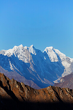 Himalayan mountain scenery, Sagarmatha National Park, UNESCO World Heritage Site, Khumbu Valley, Nepal, Himalayas, Asia