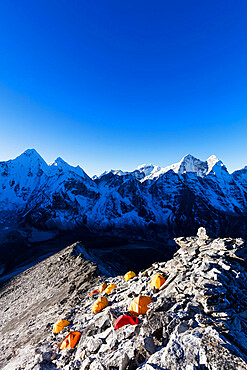 Camp 1 on Ama Dablam, Sagarmatha National Park, UNESCO World Heritage Site, Khumbu Valley, Nepal, Himalayas, Asia