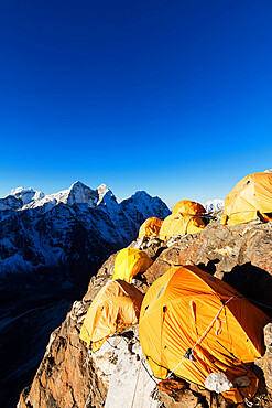 Camp 2 on Ama Dablam, Sagarmatha National Park, UNESCO World Heritage Site, Khumbu Valley, Nepal, Himalayas, Asia