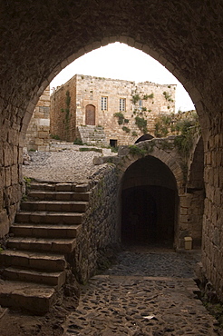 Archway in Krak des Chevaliers castle (Qala'at al-Hosn), Syria, Middle East