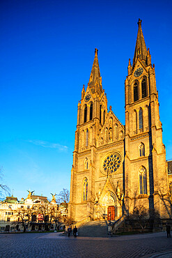 Church of Saint Ludmila, Prague, Czech Republic, Europe