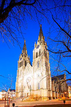 Church of Saint Ludmila, Prague, Czech Republic, Europe