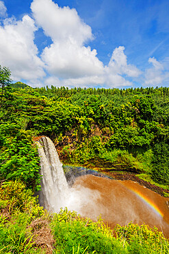 Wailua Falls, Kauai Island, Hawaii, United States of America, North America