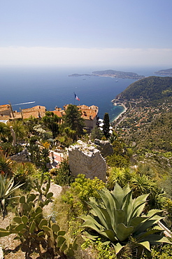 Eze village, Alpes Maritimes, Provence, Cote d'Azur, French Riviera, France, Mediterranean, Europe