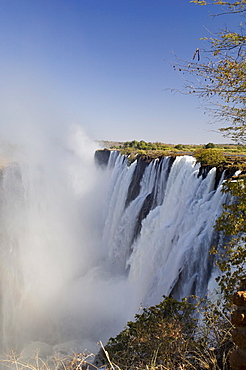 Victoria Falls, UNESCO World Heritage Site, Zambesi River, Zambia, Africa