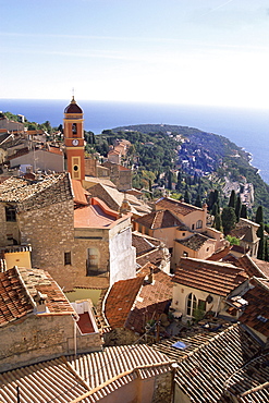 Village of Roquebrune, Provence, Cote d'Azur, French Riviera, France, Mediterranean, Europe