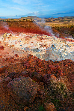 Seltun geothermal area, Krysuvik, Reykjanes peninsula, Iceland, Polar Regions