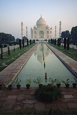 Taj Mahal, UNESCO World Heritage Site, Agra, Uttar Pradesh state, India, Asia