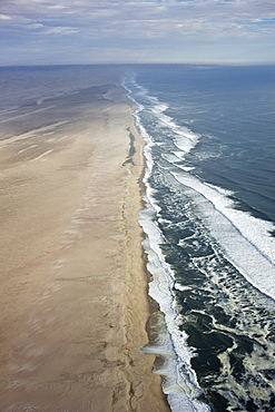 Aerial photo of the Skeleton Coast, Namibia, Africa