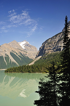 Kinney Lake and Whitehorn Mountain, Mount Robson Provincial Park, British Columbia, Canada, North America