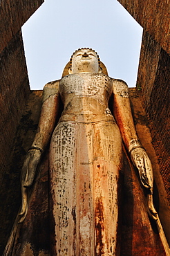 Wat Mahathat, Sukhothai Historical Park (Muangkao), UNESCO World Heritage Site, Sukhothai, Thailand, Southeast Asia, Asia