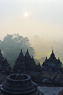 Borobodur, Kedu Plain, Java, Indonesia, Asia