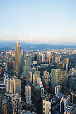 Kuala Lumpur skyline seen from KL Tower, Kuala Lumpur, Malaysia, Southeast Asia, Asia