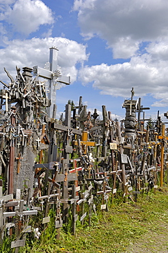 Hill of Crosses, near Siauliai, Lithuania, Baltic States, Europe