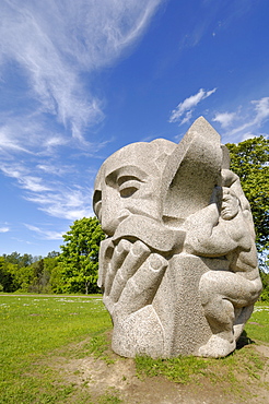 Sculpture Folklore Park, Turaida Museum Reserve, near Sigulda, Latvia, Baltic States, Europe