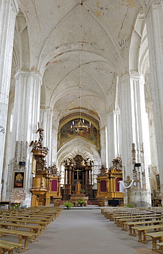 Interior of Bernardine church and monastery, Vilnius, Lithuania, Baltic States, Europe