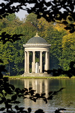 Pavilion or folly in the grounds of Schloss Nymphenburg, Munich (Munchen), Bavaria (Bayern), Germany, Europe