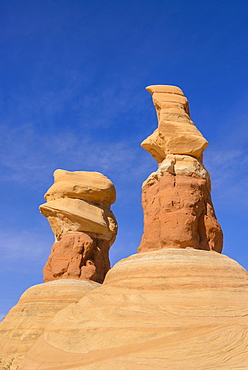 Hoodoos, Devils Garden, Grand Staircase Escalante National Monument, Utah, United States of America, North America