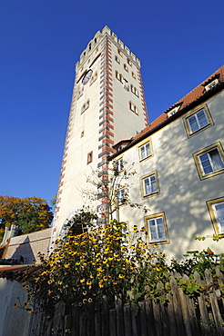 Bayertor (Bayer Gateway) in the city walls, Landsberg am Lech, Bavaria (Bayern), Germany, Europe