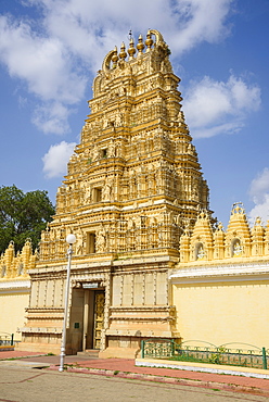 Hindu temple at Mysore Palace, Mysuru, Karnataka, India, South Asia