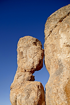 Rock pillar, City of Rocks State Park, New Mexico, United States of America, North America