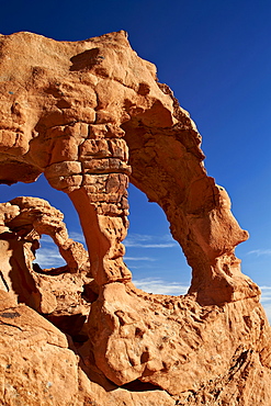 Pretzel Arch, Valley of Fire State Park, Nevada, United States of America, North America