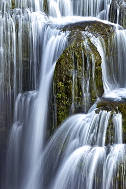 Lower Lewis River Falls detail, Gifford Pinchot National Forest, Washington, United States of America, North America