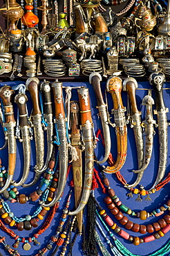 Knives for sale, Souk, Medina, Marrakech, Morocco, North Africa, Africa