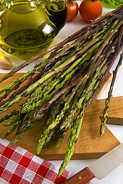 Wild Asparagus (Asparagus acutifolius), Italy, Europe