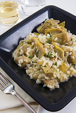 Artichokes risotto, Italy, Europe