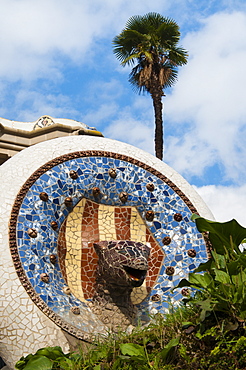 Guell Park (Parc Guell), Unesco World Heritage Site, Barcelona, Catalunya (Catalonia) (Cataluna), Spain, Europe