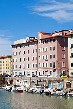 Venice district (Quartiere Venezia), Livorno, Tuscany, Italy, Europe