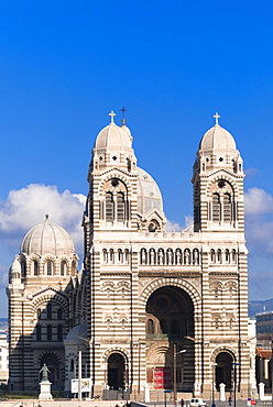 Cathedral of Marseille (Notre-Dame de la Major) (Sainte-Marie-Majeure), Marseille, Bouches du Rhone, Provence-Alpes-Cote-d'Azur, France, Europe