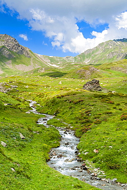 Creek, Mont Fallere, Aosta Valley, Italian Alps, Italy, Europe