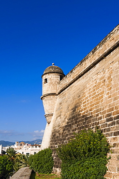 City ramparts, Palma de Mallorca, Majorca, Balearic Islands, Spain, Europe