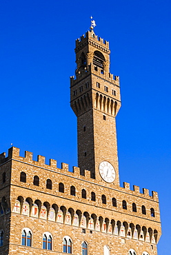 Palazzo Vecchio, Piazza della Signoria, Florence (Firenze), UNESCO World Heritage Site, Tuscany, Italy, Europe