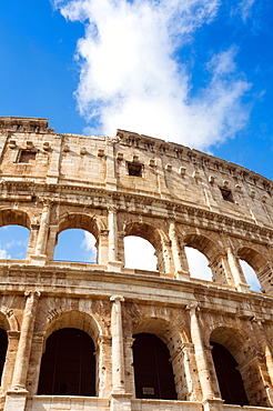 Colosseum or Flavian Amphitheatre, Rome, Unesco World Heritage Site, Latium, Italy, Europe