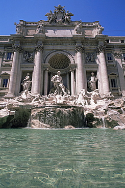 The Trevi Fountain, Rome, Lazio, Italy, Europe