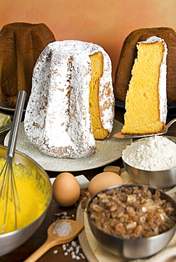 Pandoro of Verona, Christmas cake, Veneto, Italy, Europe