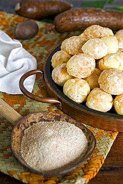 Brazilian pao de queijo, cheese bread, Brazil, South America