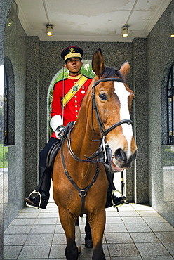 Guard at Royal Palace, Kuala Lumpur, Malaysia, Southeast Asia, Asia