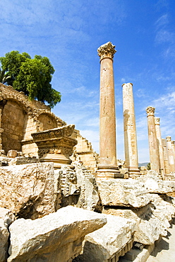 Propilaeum, Jerash (Gerasa) a Roman Decapolis city, Jordan, Middle East